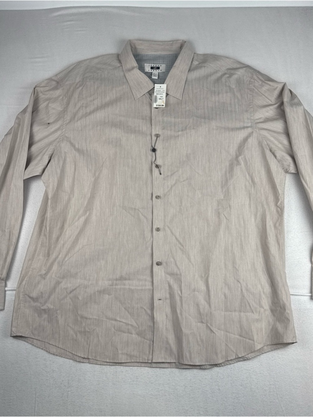New! Joseph Abboud Heritage Mens 100% Cotton Dress Shirt 5XLT ($104) Big Tall